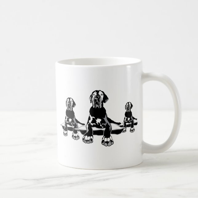 Funny Great Dane Ilios  Coffee Mug (Right)