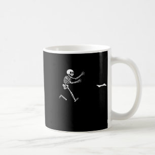 Funny Great Dane Running Skeleton Halloween _1 Coffee Mug