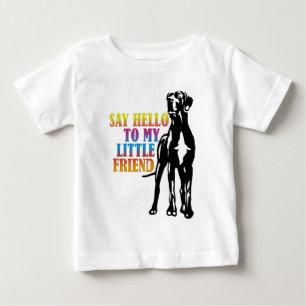Funny Great Dane Salute Baby T-Shirt