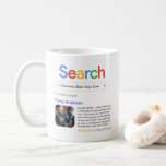 Funny Greatest Best Man Ever Search With Photo Coffee Mug at Zazzle