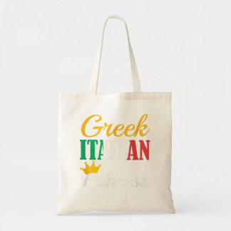 FUNNY GREEK ITALIAN PRINCESS Proud Greece Pride G Tote Bag