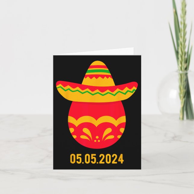 Funny Greek Orthodox Easter Egg Greek Easter Cinco Card (Front)