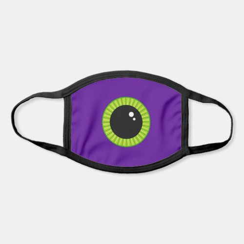Funny Green and Purple Monster Eyeball Face Mask