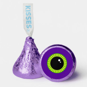 Funny Green and Purple Monster Eyeball Hershey®'s Kisses®