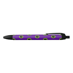 Funny Green and Purple Monster Eyes Pen