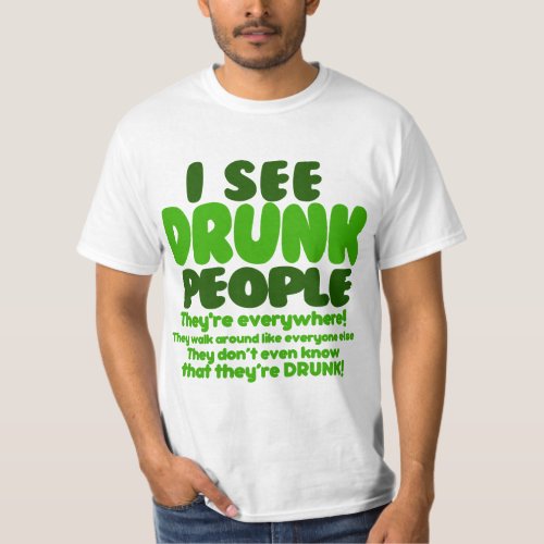 Funny Green Beer Day Humor T_Shirt