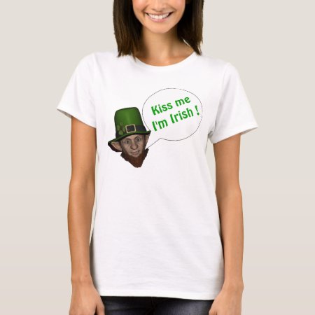 Funny Green Leprechaun T-shirt