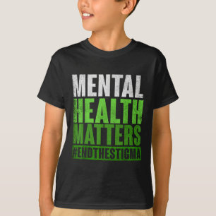 Funny Green Mental Health S Awareness End The Stig T-Shirt