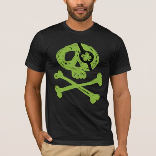 Funny Green Pirate T_shirt