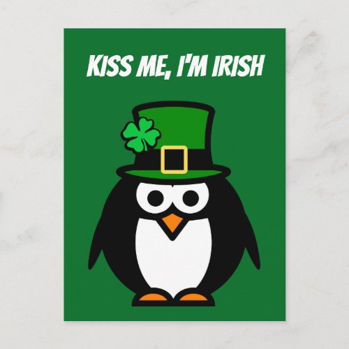 Funny green St Patricks Day party postcards