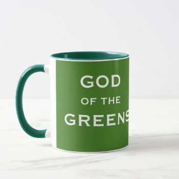 Funny Greenkeeper Gift Idea - Joke Golf Nickname Mug by 9to5Celebrity at Zazzle