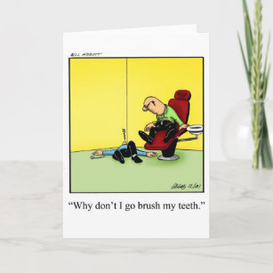 Funny Dentist Cartoon Cards & Templates | Zazzle