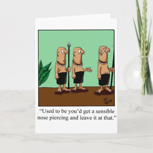 Funny Greeting Card Humor Blank