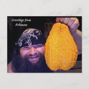 Funny Greetings from Arkansas Postcard