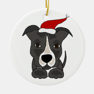 rescue dog christmas ornament