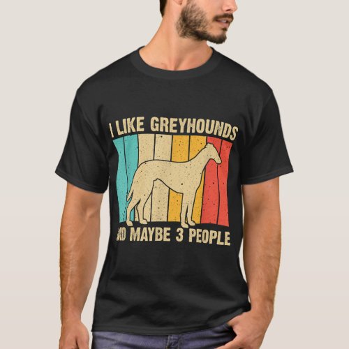 Funny Greyhound Design Men Women Italian Greyhound T_Shirt