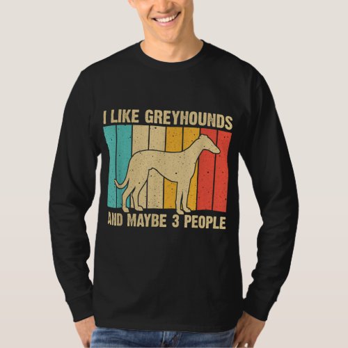 Funny Greyhound Design Men Women Italian Greyhound T_Shirt