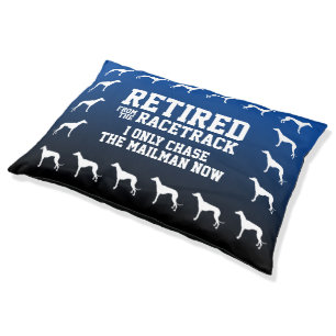 Funny Greyhounds Retired from the Racetrack Pet Bed