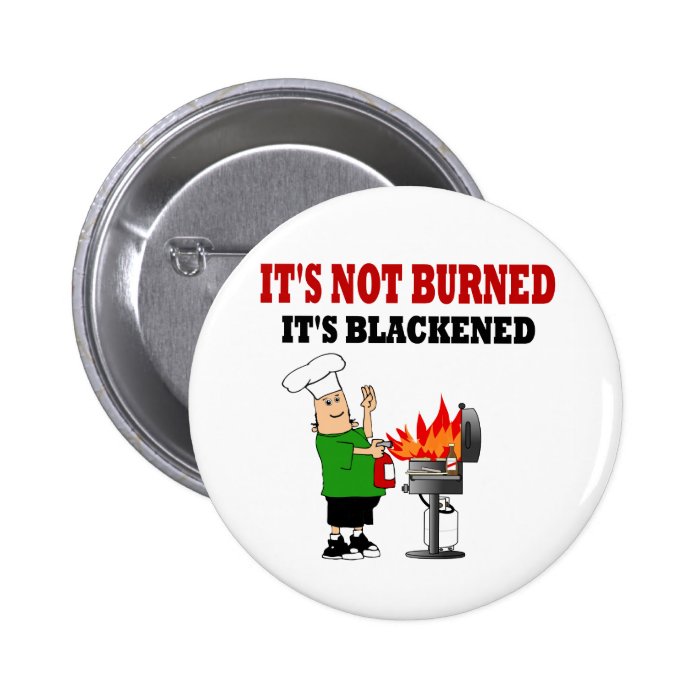 Funny  Grill Chef Pinback Buttons