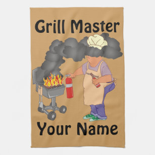 Funny Kitchen Towels for Men, Women, BBQ Grilling Cooking Dish Towels,  Funny Bir