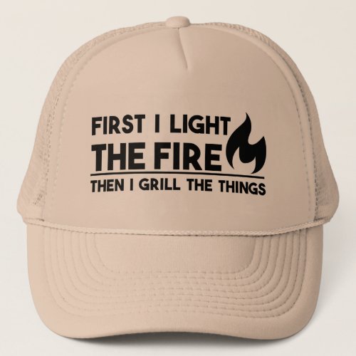 Funny Grilling Gift Trucker Hat