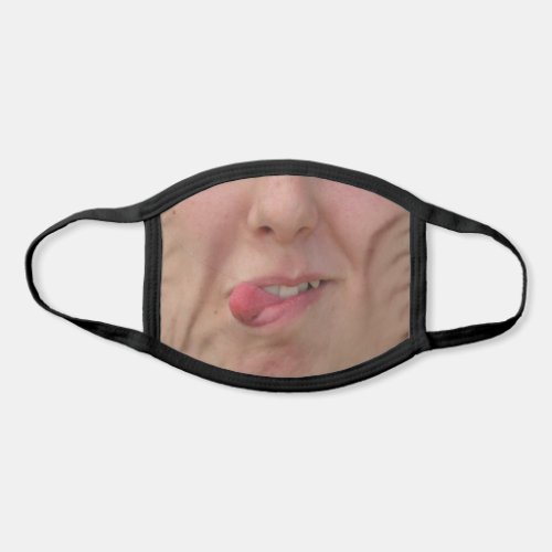 Funny Grimace Face Mouth Show Tongue Big Nose Lips Face Mask