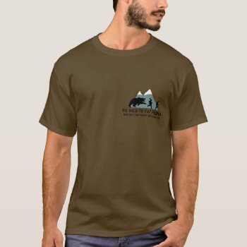 Funny Grizzly Bear T-shirt by Cardsharkkid at Zazzle
