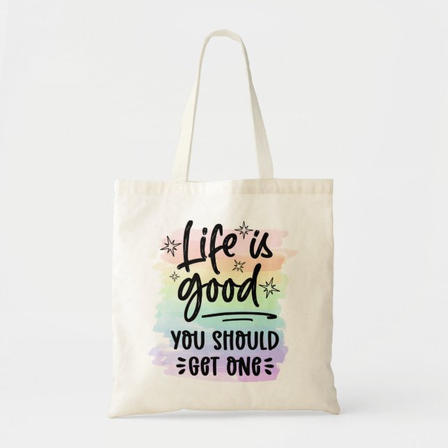 Funny Grocery Bag, Sarcastic Quote  Tote Bag (Front)