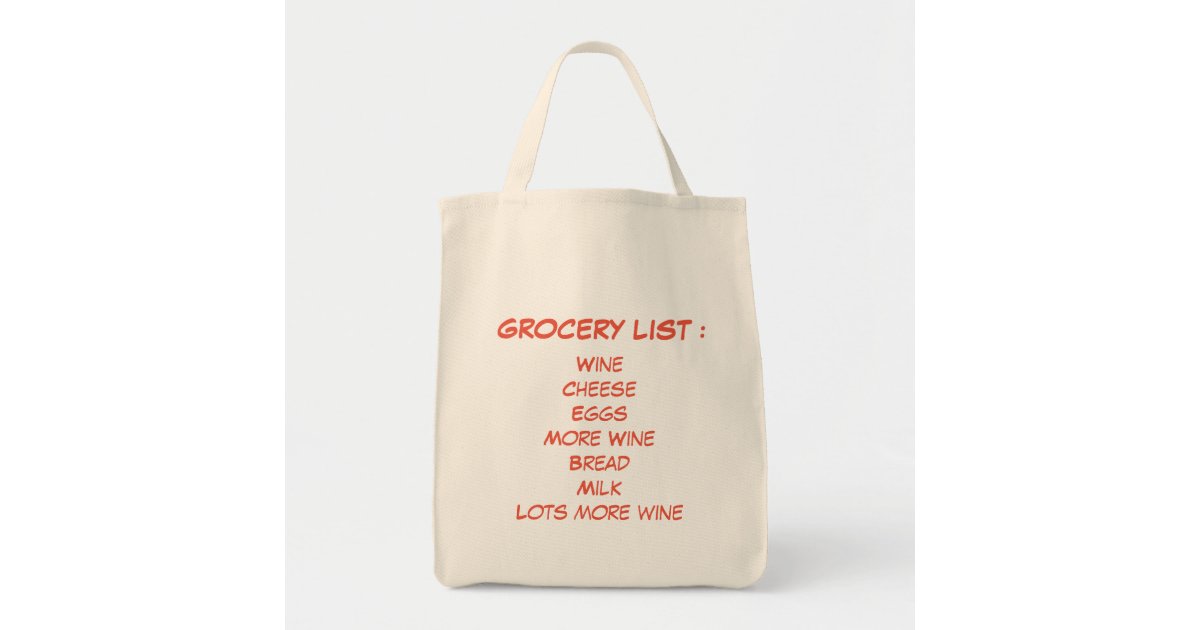 Funny Grocery Quote Tote Bag | Zazzle Funny Grocery Quote Tote Bag | Zazzle