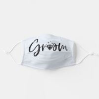 Funny Groom Diamond Ring Cloth Face Mask