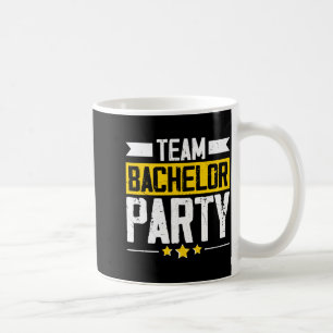 Funny groom wedding bachelor party long sleeve coffee mug