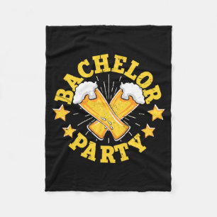 Funny groom wedding bachelor party long sleeve fleece blanket