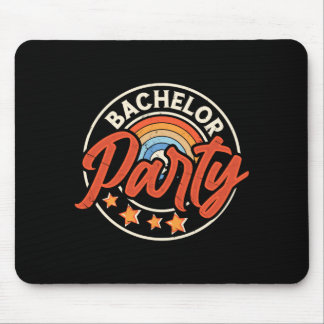 Funny groom wedding bachelor party long sleeve mouse pad