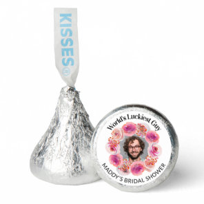 Funny Groom's Face Bachelorette Bright Floral Hershey®'s Kisses®
