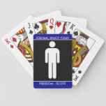Funny Groomsman Gift Playing Cards at Zazzle