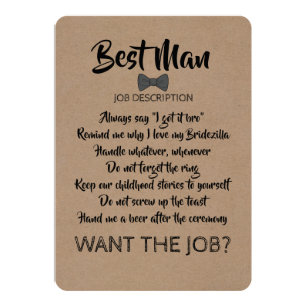 funny groomsman or best man job proposal invitation rd4737a8ceb5145d8ad3d33666a4598ff zk9gc 307