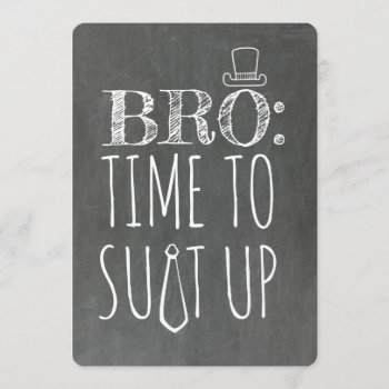 Funny Groomsman Or Best Man Proposal Invitation by lovelywow at Zazzle