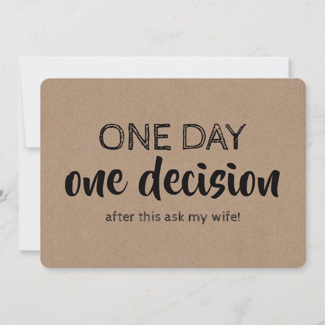 Funny Groomsman or Best Man Proposal Invitation (Front)