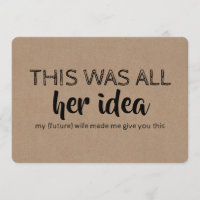 Funny Groomsman or Best Man Proposal