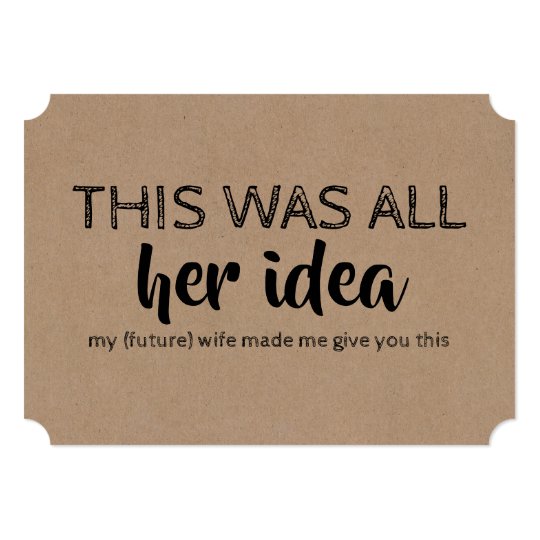 Funny Groomsman or Best Man Proposal Invitation