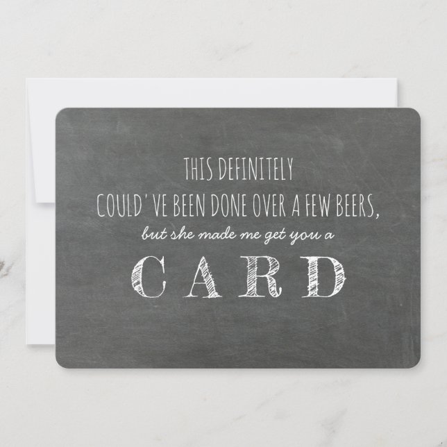 Funny GROOMSMAN Proposal Invitation (Front)