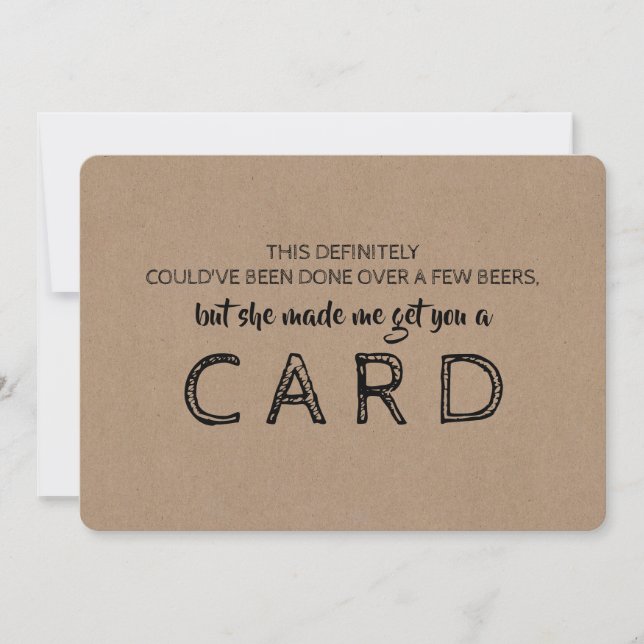 Funny GROOMSMAN Proposal Invitation (Front)