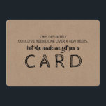 Funny GROOMSMAN Proposal Invitation<br><div class="desc">Funny proposal card</div>