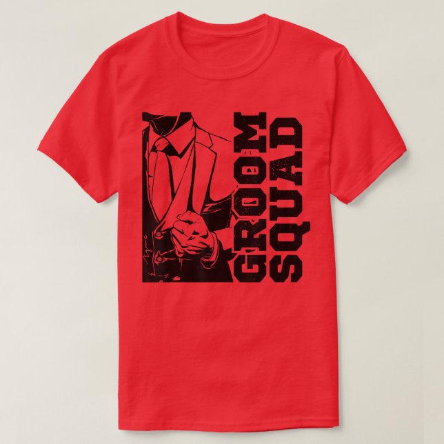 Funny Groomsmen Bachelor Party Apparel For Men Gro T-Shirt (Design Front)