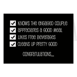 Funny Groomsmen Card -- Qualified Groomsman?