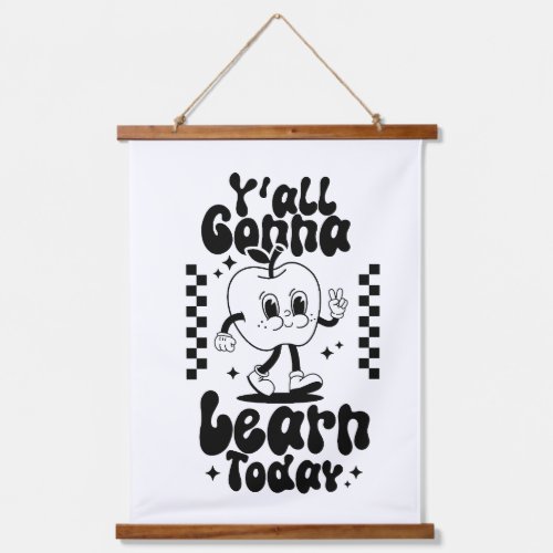 Funny Groovy Classroom Tapestry Banner Decor