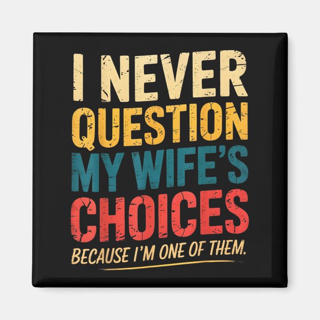 Funny Groovy Dad Joke Quote For Husband Fathers Da Magnet (Front)