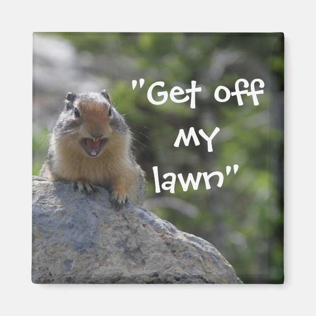 Funny Ground Squirrel Magnet (Front)