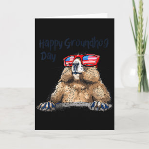 Funny Groundhog Day Decorations 2025 Groundhog Day Card