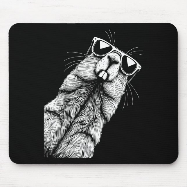 Funny Groundhog Lover Woodchuck Groundhog Day _2  Mouse Pad (Front)